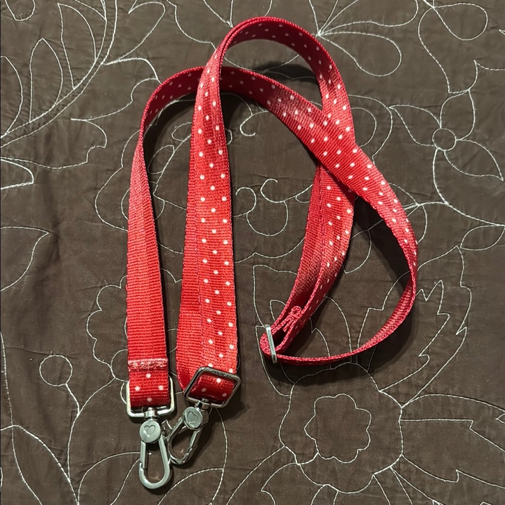 Red Polka Dot Lanyard